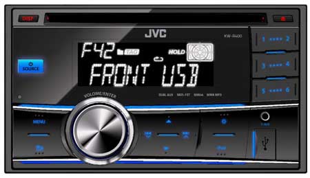 Магнитола JVC KW-R600BTEY Магнитола JVC KW-R600BTEY