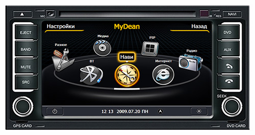 Магнитола MyDean 1042 (Volkswagen Touareg -2010) Магнитола MyDean 1042 (Volkswagen Touareg -2010)