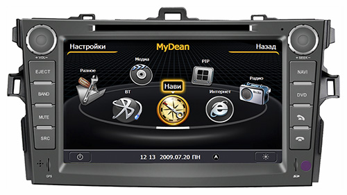 Магнитола MyDean 1063-1 (Toyota Corolla 2011-) Магнитола MyDean 1063-1 (Toyota Corolla 2011-)