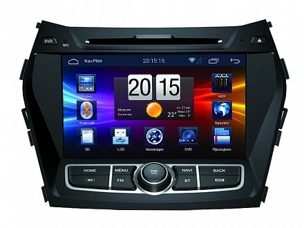 Магнитола NaviPilot DROID2 Hyundai Grand Santa Fe 2013 - Магнитола NaviPilot DROID2 Hyundai Grand Santa Fe 2013 -