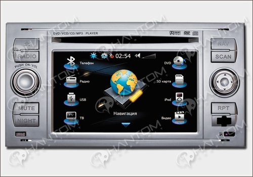 Магнитола Phantom DVM-8400G i5 black (Ford) Магнитола Phantom DVM-8400G i5 black (Ford)