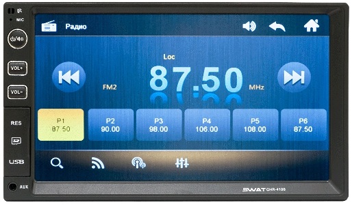Магнитола SWAT CHR-4100 Магнитола SWAT CHR-4100