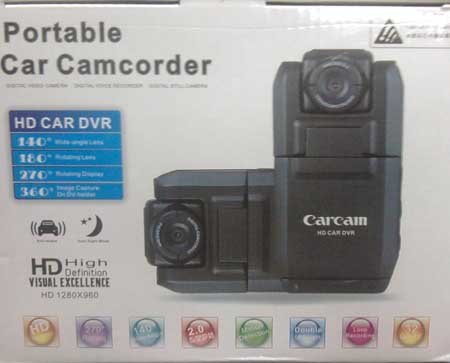 Автомобильные видеорегистраторы Carcam Portable Car Camcorder